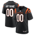 harde Custom C.Bengals Black Game Stitched Jerseys