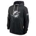 harde M.Dolphins Black 2026 Salute to Service Sideline Dri-FIT Pullover Hoodie Jerseys