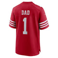 harde SF.49ers #1 Dad Scarlet Game Jersey