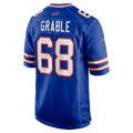 harde B.Bills #68 Tylan Grable Royal Game Jersey