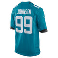 harde J.Jaguars #99 Austin Johnson Teal Team Game Jersey