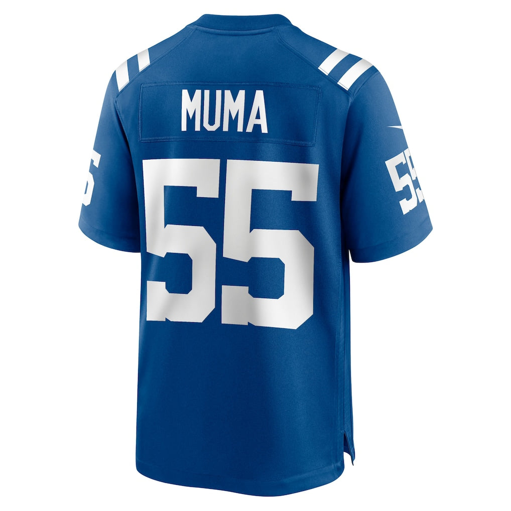 harde IN.Colts #55 Chad Muma Royal Team Game Jersey