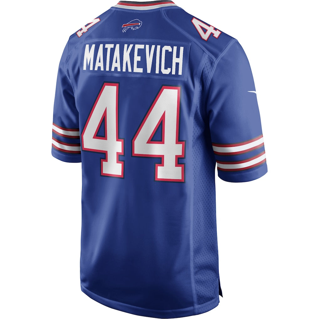 harde B.Bills #44 Tyler Matakevich Royal Team Game Jersey