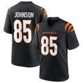harde C.Bengals #85 Chad Johnson Player Black Game  Stitched Jerseys