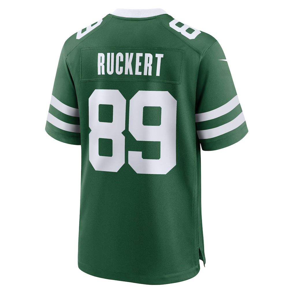 harde NY.Jets #89 Jeremy Ruckert Legacy Green Team Game Jersey