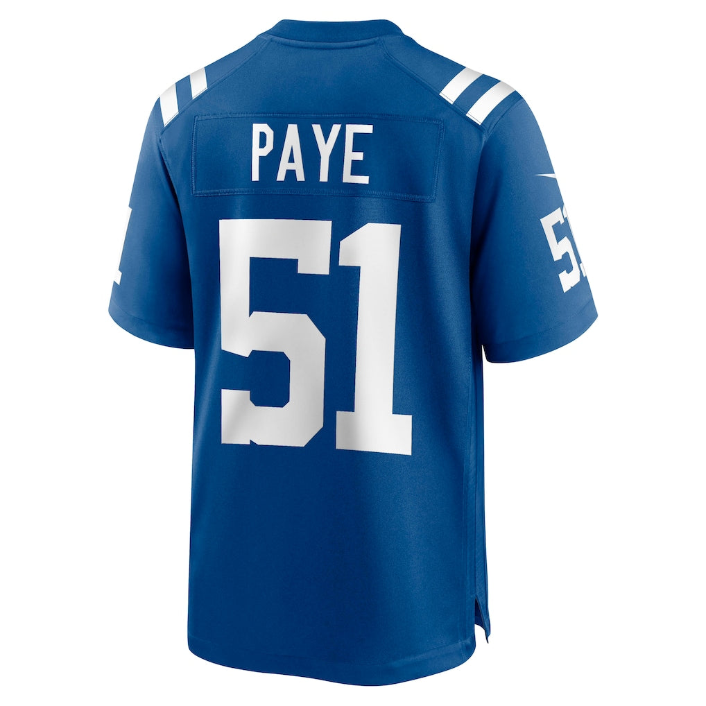 harde IN.Colts #51 Kwity Paye Royal Game Jersey