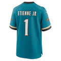 harde J.Jaguars #1 Travis Etienne Jr Teal Prowler Throwback Player Game Jersey