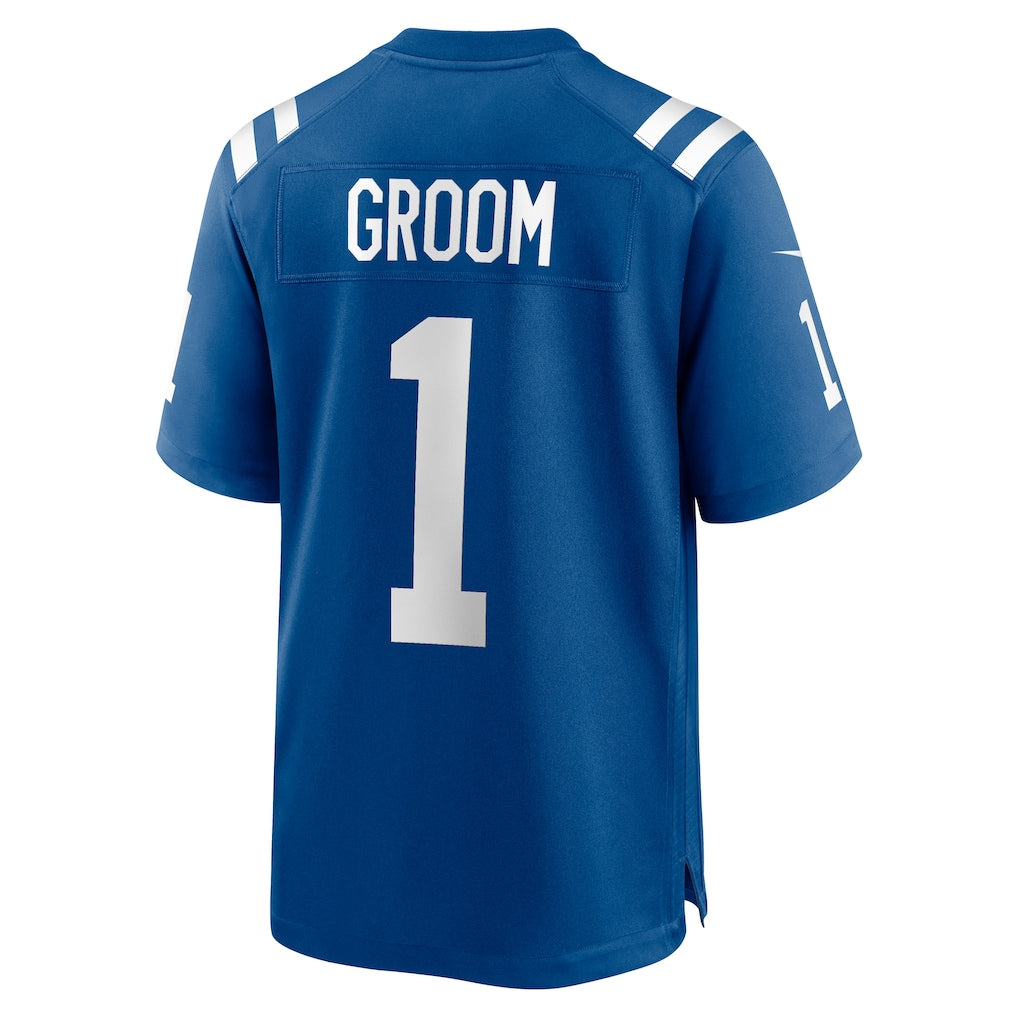 harde IN.Colts #1 Groom Royal Game Jersey