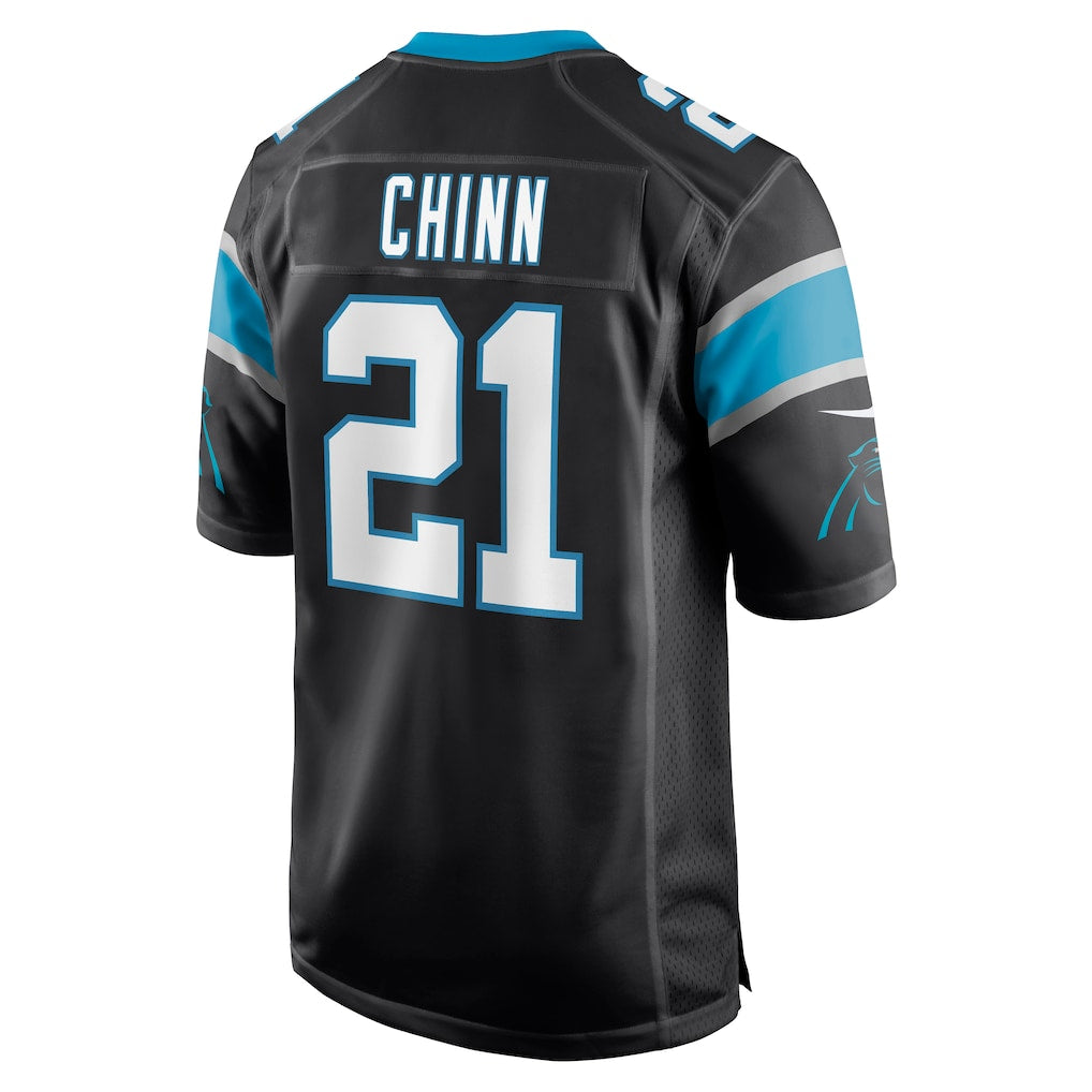 harde C.Panthers #21 Jeremy Chinn Black Game Jersey